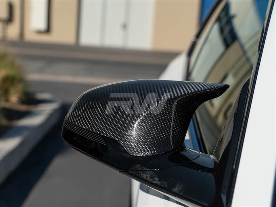 RW Carbon RW CARBON MIRROR CAPS FOR BMW F8X M3 AND M4-Exterior-Silicon Valley Bimmer