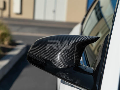 RW Carbon RW CARBON MIRROR CAPS FOR BMW F8X M3 AND M4-Exterior-Silicon Valley Bimmer