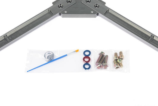 Rogue Engineering E46 M3 Billet Aluminum Chassis Support V-Brace Kit-Suspension-Silicon Valley Bimmer