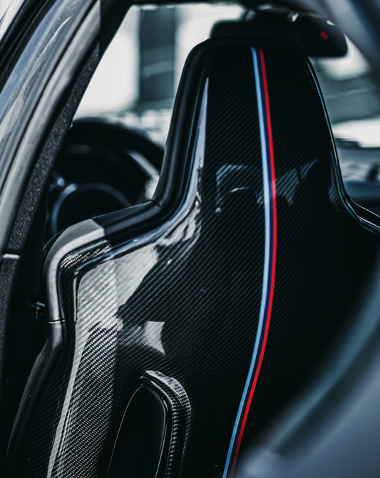 Dinmann Carbon Fiber Back Full Seat Center Covers F80 M3 F82 M4