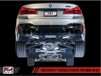 Awe Tuning Switchpath Cat-Back Exhaust System - BMW M5 F90 2018-2019