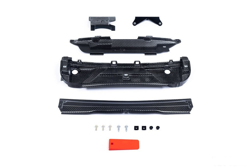 Slon Workshop E46 M3 Carbon Front Triangulating Reinforcement Kit-Suspension-Silicon Valley Bimmer