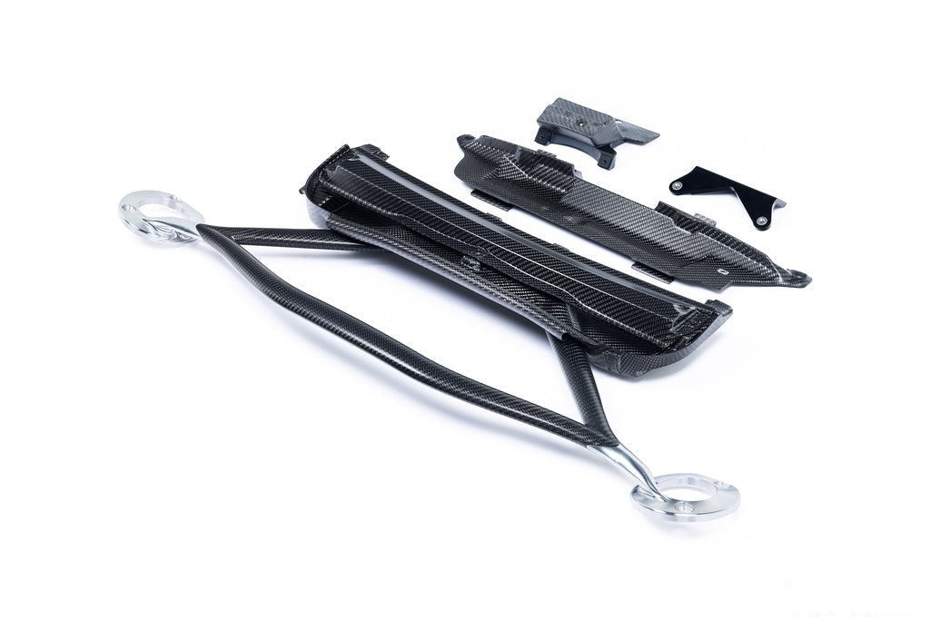 Slon Workshop E46 M3 Carbon Front Triangulating Reinforcement Kit-Suspension-Silicon Valley Bimmer