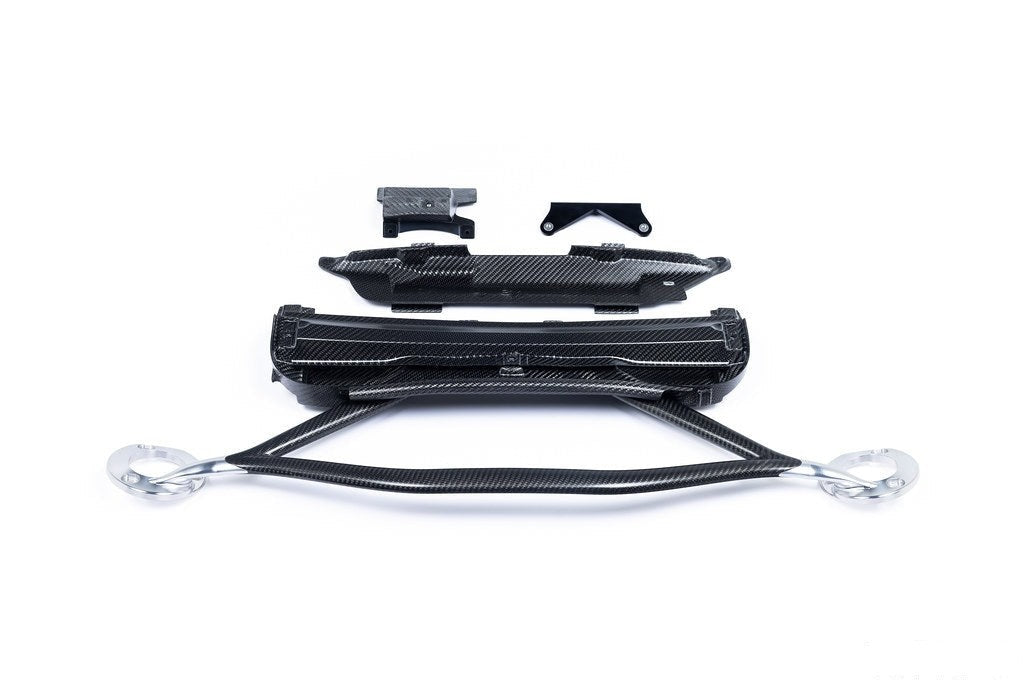 Slon Workshop E46 M3 Carbon Front Triangulating Reinforcement Kit-Suspension-Silicon Valley Bimmer