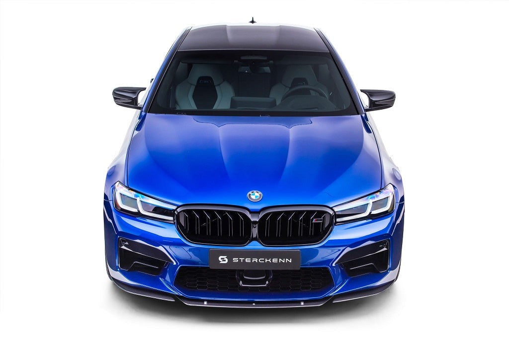 Sterckenn F90 M5 LCI Carbon Front Splitter-Exterior-Silicon Valley Bimmer