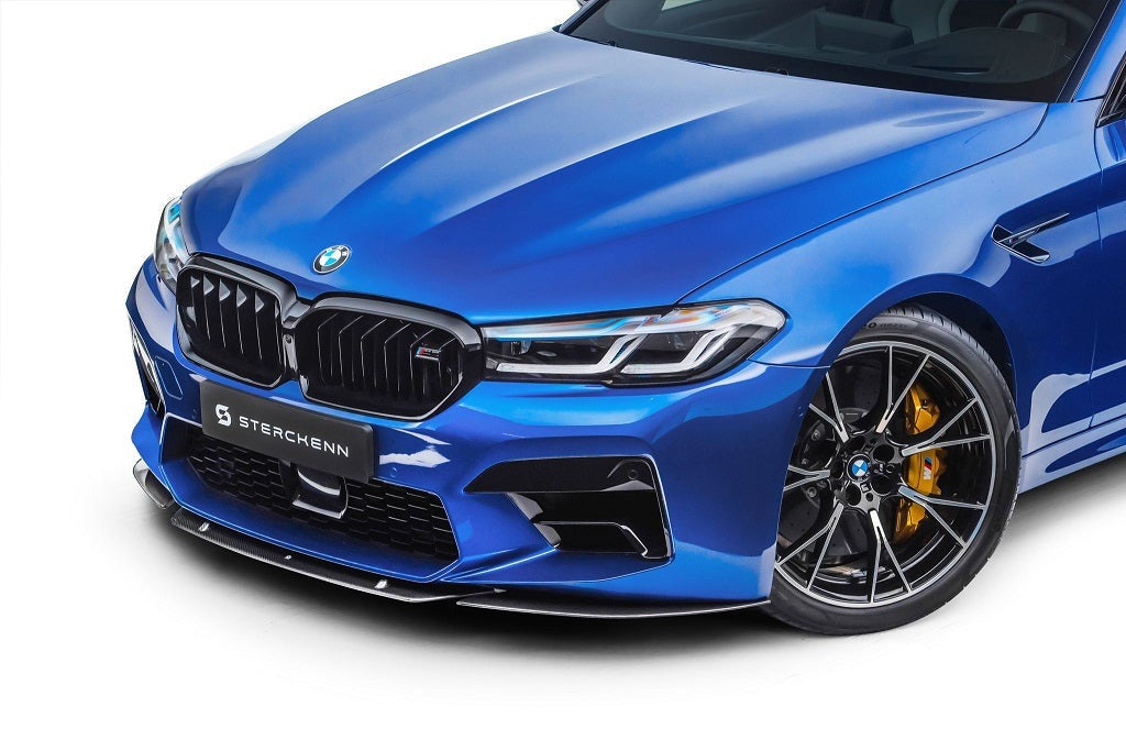 Sterckenn F90 M5 LCI Carbon Front Splitter-Exterior-Silicon Valley Bimmer