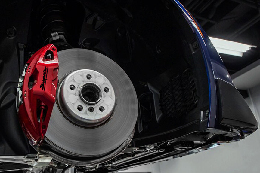 Toyota GR Supra 2020+ (A90) Blackline Performance Brake Caliper Decal Set - White-Exterior-Silicon Valley Bimmer