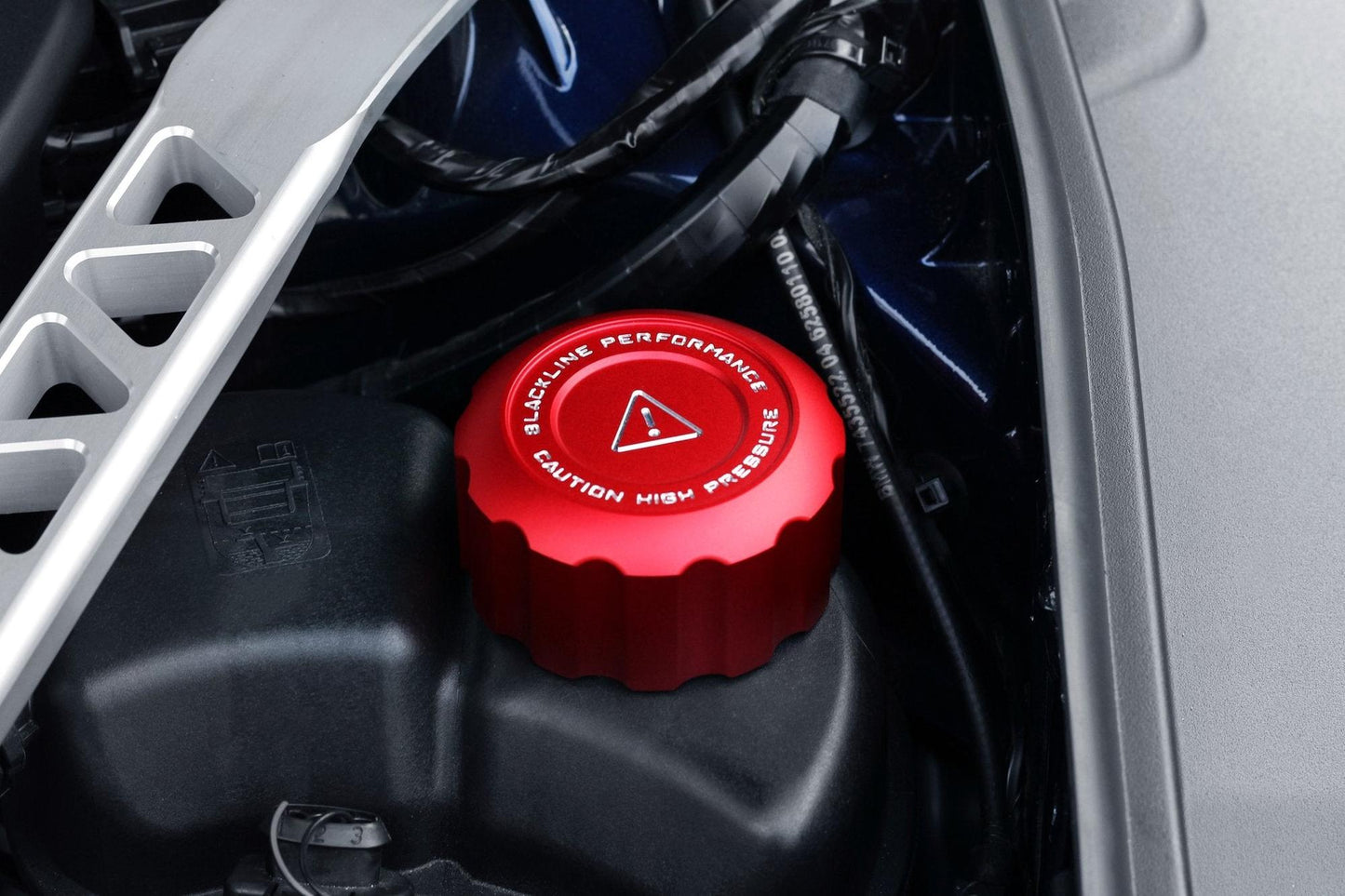 Toyota GR Supra 2020+ (A90) Blackline Performance Coolant Cap Set-Exterior-Silicon Valley Bimmer