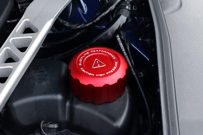 Toyota GR Supra 2020+ (A90) Blackline Performance Coolant Cap Set-Exterior-Silicon Valley Bimmer