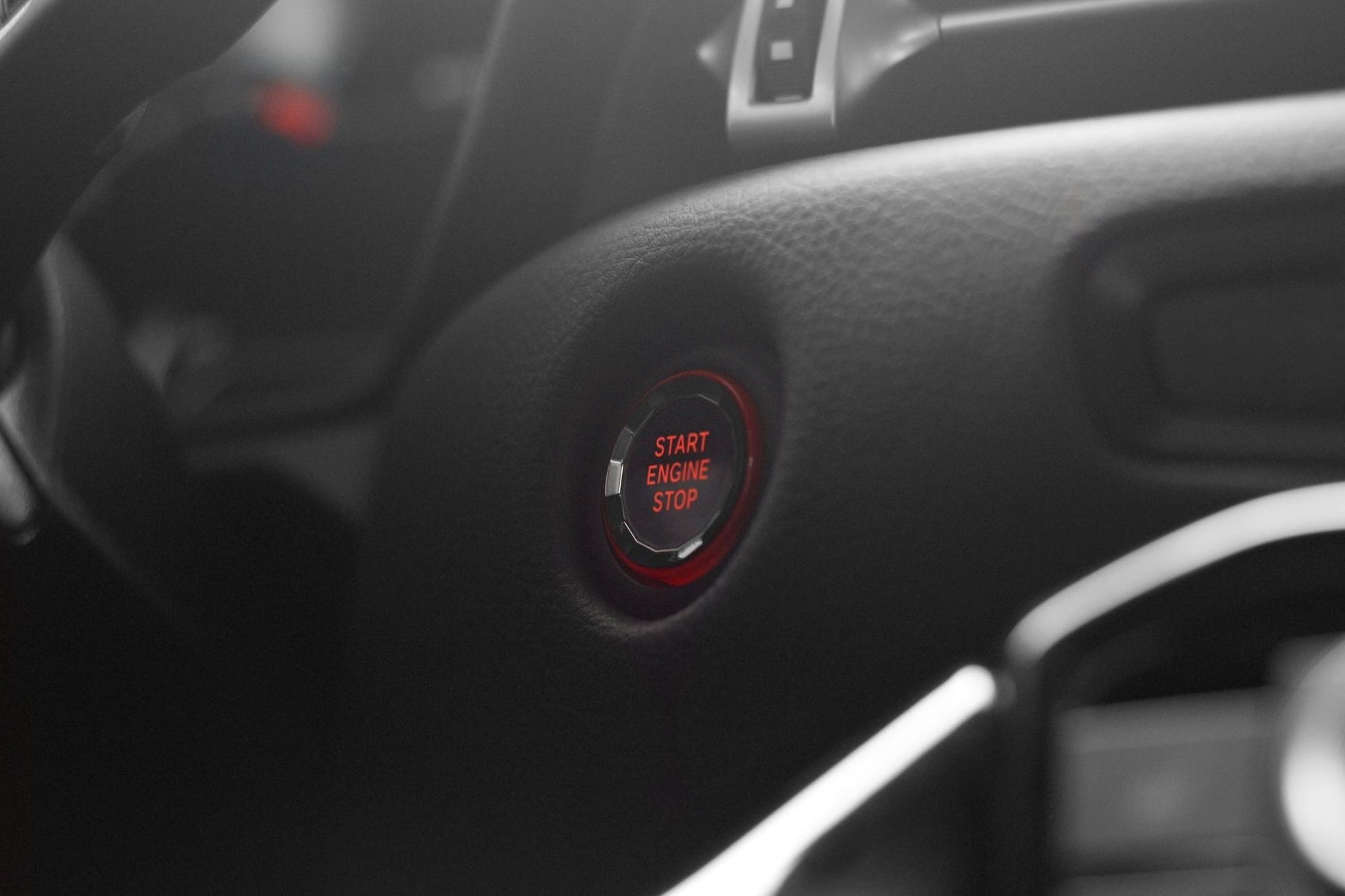 Toyota GR Supra 2020+ (A90) Blackline Performance Engine Start Button-Interior-Silicon Valley Bimmer