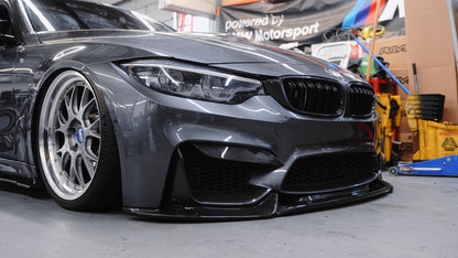 Varis Carbon Fiber Front Lip Spoiler for 2014-19 BMW M3 F80 / M4 F82-Exterior-Silicon Valley Bimmer