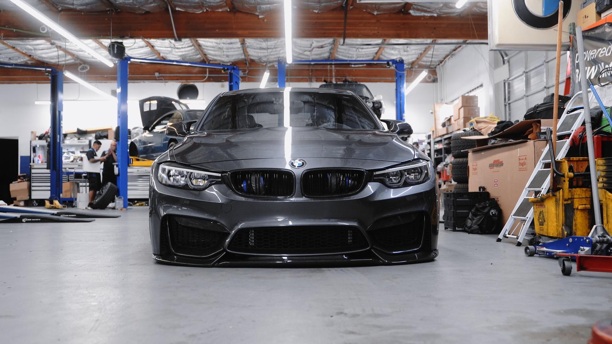 Varis Carbon Fiber Front Lip Spoiler for 2014-19 BMW M3 F80 / M4 F82-Exterior-Silicon Valley Bimmer