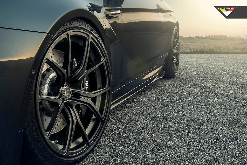 Vorsteiner BMW F12 M6 Side Blades Carbon Fiber Glossy-Exterior-Silicon Valley Bimmer
