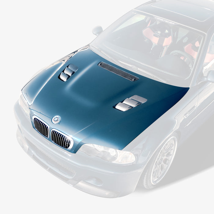 Vorsteiner E46 M3 V20 Carbon Aero Hood-Exterior-Silicon Valley Bimmer
