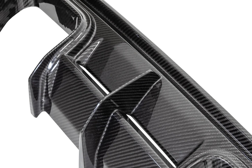 Vorsteiner G8X M3 / M4 Dry Carbon Rear Diffuser - 2x2 Gloss Finish-Exterior-Silicon Valley Bimmer