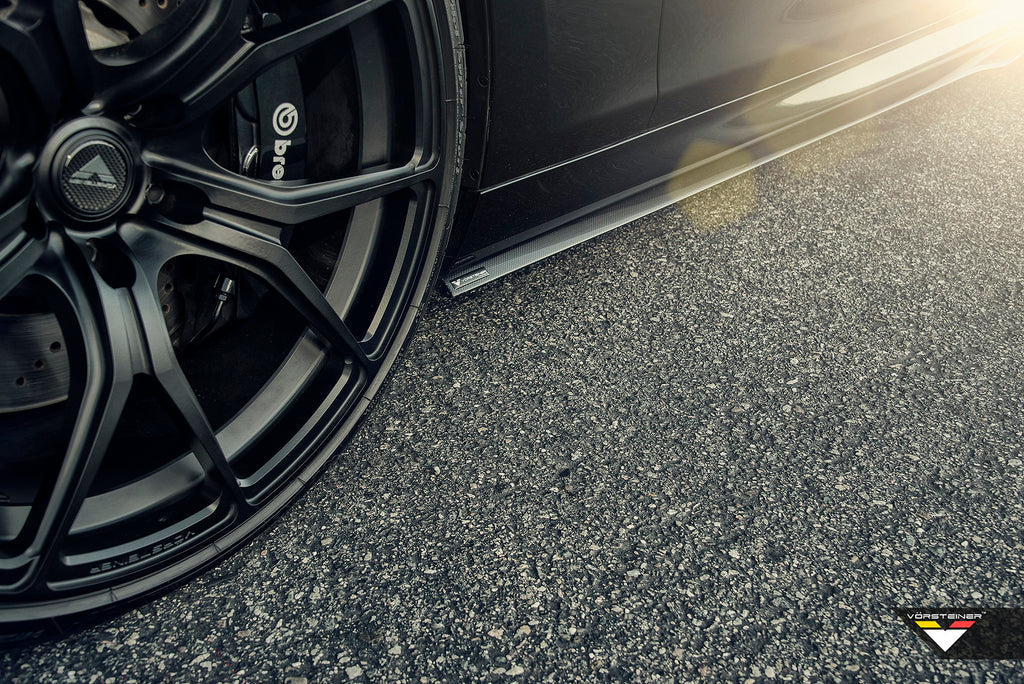 Vorsteiner BMW F12 M6 Side Blades Carbon Fiber Glossy