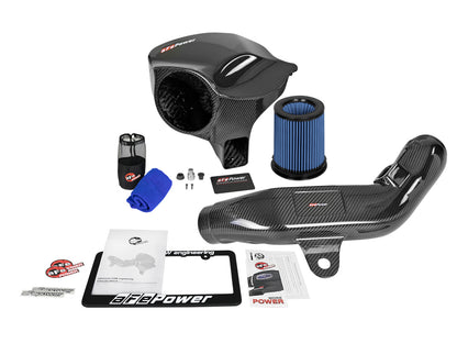 aFe Black Series Carbon Fiber CAIS w/Pro 5R Filter 16-18 BMW M2 (F87) L6-3.0L-Performance-Silicon Valley Bimmer