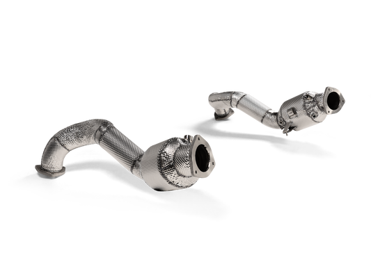 Akrapovic 718 Cayman GT4 RS (982) Link Pipe Set (Titanium)