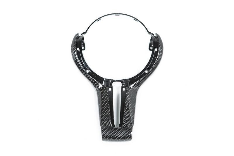 AutoTecknic F-Chassis M Vehicles - Carbon Fiber Outer Steering Wheel Trim
