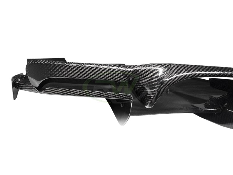 RW Carbon BMW E92 M3 Varis Style Carbon Fiber Diffuser