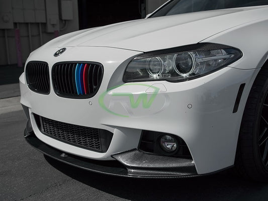 RW Carbon BMW F10 Performance Style CF Front Lip Spoiler