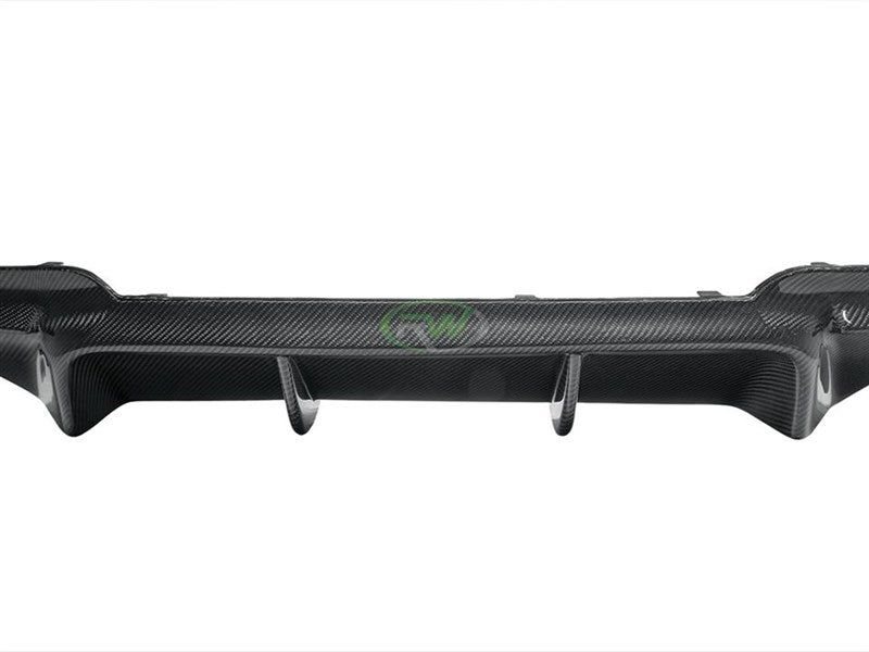 RW Carbon BMW F10 M Sport DTM Carbon Fiber Rear Diffuser