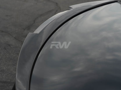 RW Carbon BMW F10 M4 Style Carbon Fiber Trunk Spoiler