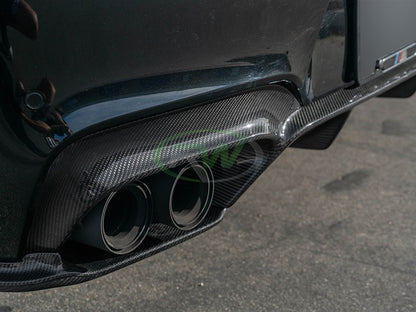 RW Carbon BMW F06 F12 F13 M6 3D Style Carbon Fiber Diffuser