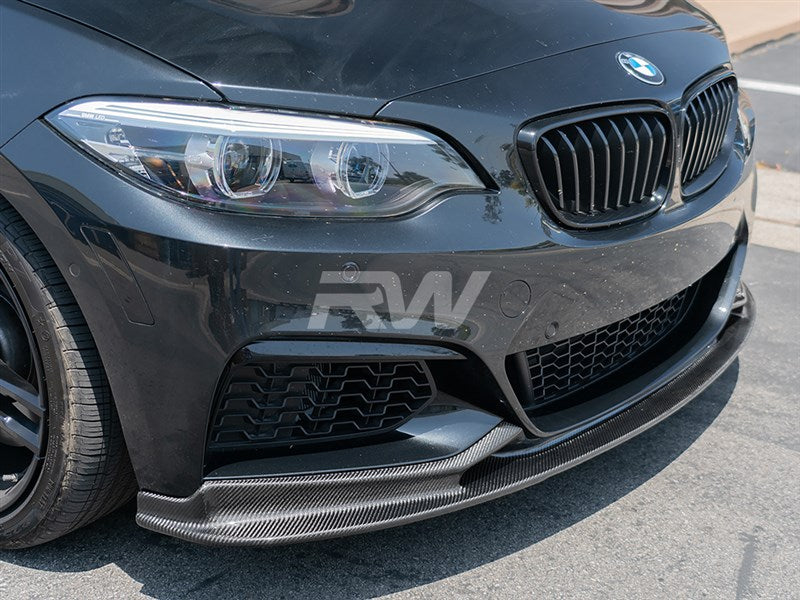 RW Carbon BMW F22 F23 3D Style Carbon Fiber Front Lip