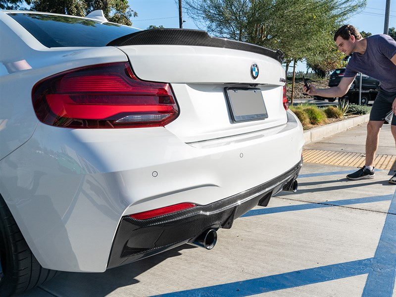 RW Carbon BMW F22 F23 Exotics Style CF Rear Diffuser