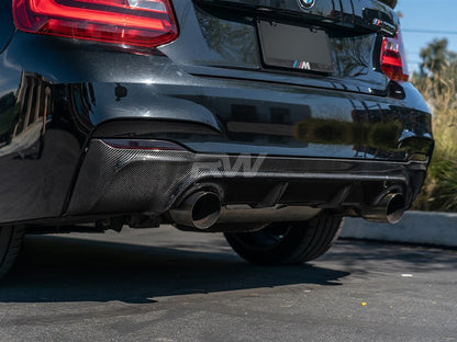 RW Carbon BMW F22 F23 3D Style Carbon Fiber Diffuser