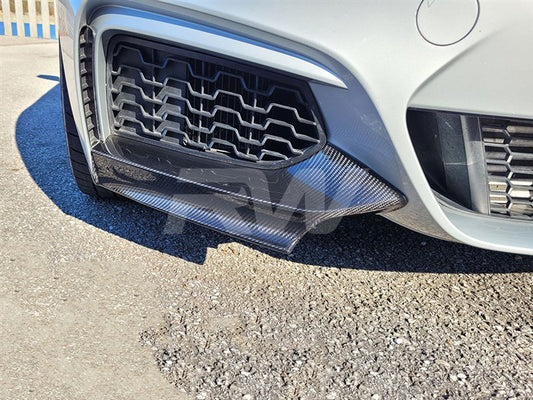 RW Carbon BMW F22 F23 Carbon Fiber Front Splitters