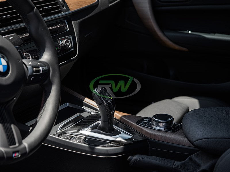 RW Carbon BMW Carbon Fiber Gear Selector Cover - M Sport