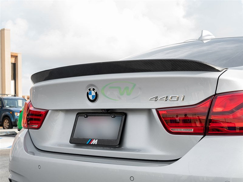 RW Carbon BMW F36 3D Style Carbon Fiber Trunk Spoiler