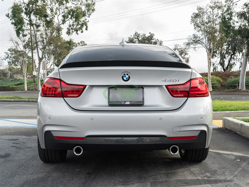 RW Carbon BMW F36 3D Style Carbon Fiber Trunk Spoiler