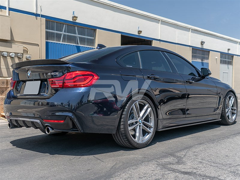 RW Carbon BMW F36 3D Style Carbon Fiber Trunk Spoiler