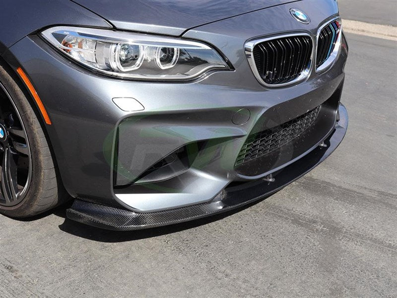 RW Carbon BMW F87 M2 3D Style CF Front Lip Spoiler