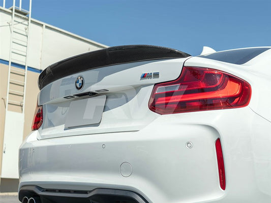 RW Carbon BMW F22 F87 RWS Carbon Fiber Trunk Spoiler