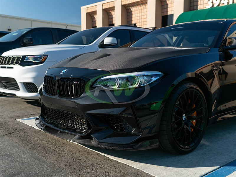 RW Carbon BMW F87 M2 Competition 3D Style CF Front Lip