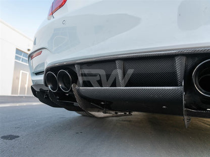RW Carbon BMW F8X M3/M4 Varis Style CF Diffuser+Undertray