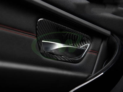 RW Carbon BMW F30 F32 F8x Carbon Fiber Door Handle Trims