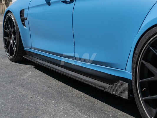 RW Carbon BMW F80 M3 RWS Type I CF Side Skirt Extensions