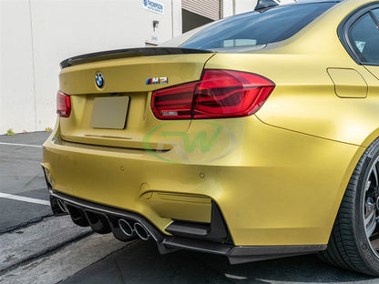 RW Carbon BMW F8X M3/M4 CF Rear Bumper Splitters