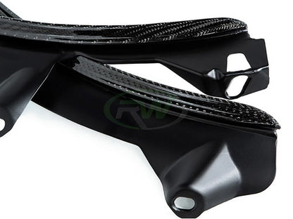 RW Carbon BMW F90 M5/G30 5-Series Carbon Fiber Rear Wheel Arch Extensions