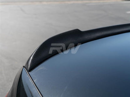 RW Carbon BMW G30 F90 CS Style Carbon Fiber Trunk Spoiler