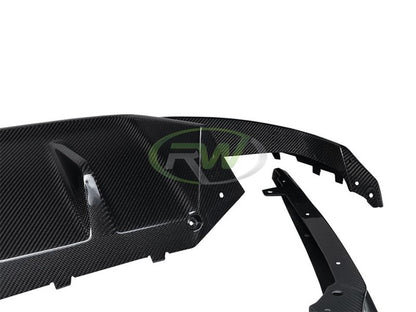 RW Carbon BMW F90 M5 3D Style Carbon Fiber Diffuser