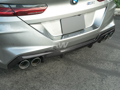 RW Carbon BMW F91/F92 M8 DTM Carbon Fiber Diffuser