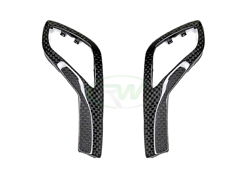 RW Carbon BMW Carbon Fiber Gear Selector Side Trims