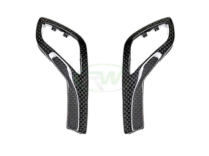 RW Carbon BMW Carbon Fiber Gear Selector Side Trims