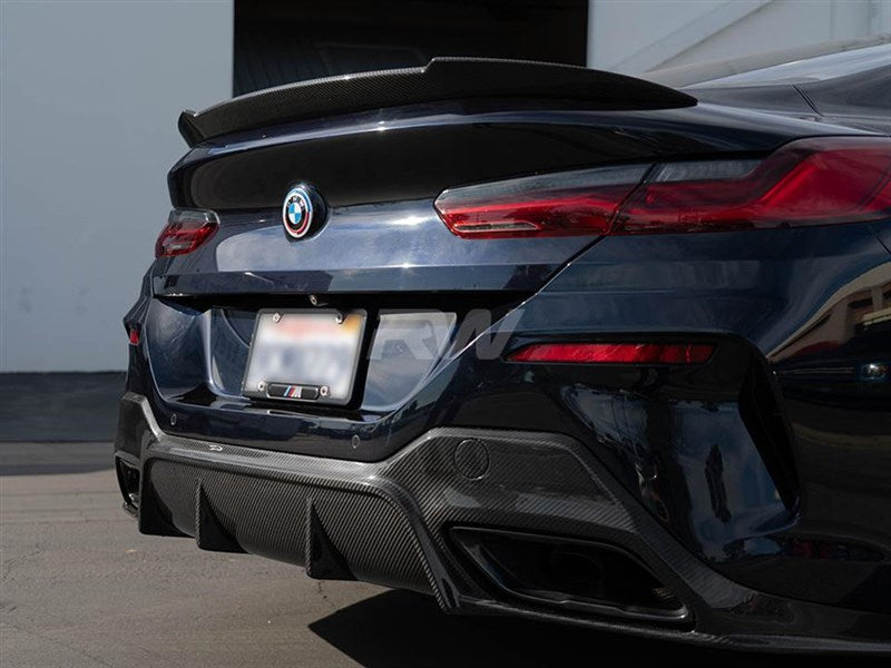 RW Carbon BMW G16 8-Series Full Carbon Fiber 3D Diffuser